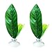 SLSON 2 Pack Betta Fish Hammock,Silk Betta Leaf Hammocks Pad Lounger Toys Plastic Aquarium Plants Accessories for Playing Hideout and Fish Tank Decorations,Green