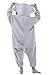 Newcosplay Unisex Children Elephant Pyjamas Halloween Kids Onesie Costume (125, Grey Elephant)
