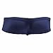 iEFiEL Mens Shiny Cap Cover Bulge Pouch Low Rise Mini Bikini Briefs Lingerie Underwear Dark Navy L