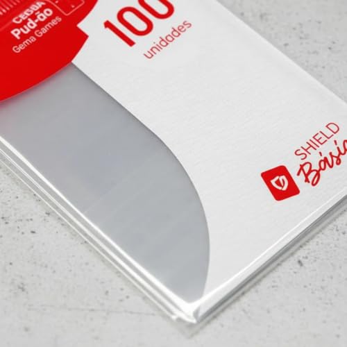 Sleeve/Shield 63 x 88mm Padrão Básico Protetor de Cartas Transparente 100 Unidades