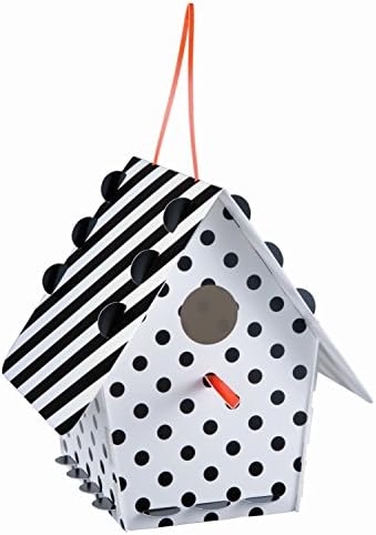 Tweet Tweet Home Bird House, Classic Black and White