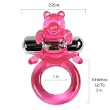 UINO Effectively Delay Male E-jaculation Time P-enis Vibrating Massage Ring - Extra Stimulation Female C-litoris - So That Women Easy Or-gasm Vibrating C-ock Ring Adult S-ex Toys for Men