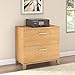 Bush Home 2 Drawer Lateral File Cabinet, Letter and Legal-Size Document Storage for Home or Professional Office, Somerset Collection, Maple Cross