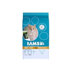 IAMS for Vitality Alimento bajo en grasa para Gatos Esterilizados con pollo fresco [10 kg]