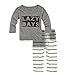 Big Elephant Baby Boys' 2 Piece Long Sleeve Pants Clothing Set (12-18 Months) G34