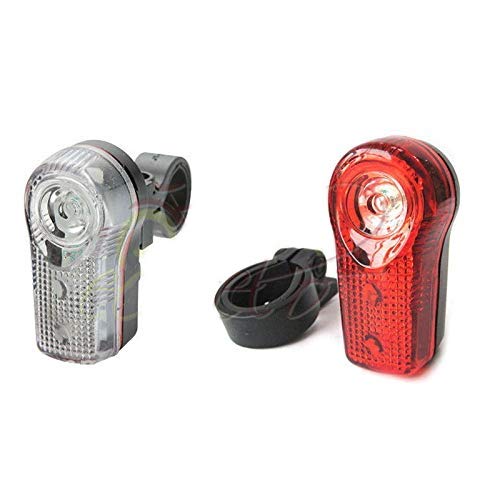 Ecovelò AXFABI12 Multiple Tail Light Light Bike Lighting City Bike Mountain Bike (Front + Rear LED Kit)