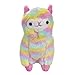 Transer Cute Llama Rainbow Alpaca Llama Rainbow Alpaca Stuffed Plush Doll Gifts (Colorful)