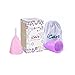 Menstrual Cup Set Reusable Menstruation Period Cup Soft Feminine Hygiene Protection Silicone with Storage Holder Bags (2 Set)
