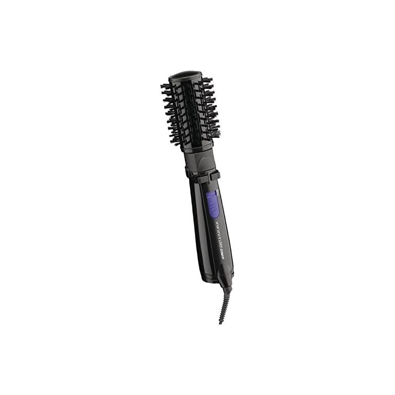 INFINITIPRO BY CONAIR Spin Air Rotating Styler/Hot Air Brush, 2-inch, Black