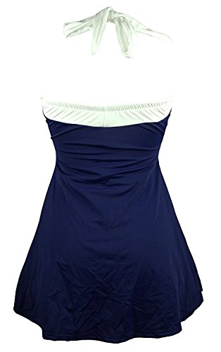 CM-Kid Women's One Piece Swimsuit Pin Up Skirtini Cover Up Swimdress Tankini