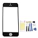 Dazone® Replacement LCD Front Screen Glass Lens + Free Tools + Free Screen Protector + Free Adhesive for Apple iPhone 5 5g 5S Black
