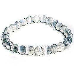 Selenite Crystal Bead Bracelet – Healing Crystal
