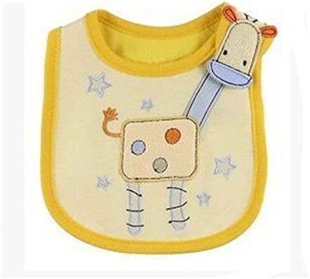 Valenla Bib 1 pc Pattern Style Bib Infant Cotton Multi-color Baby Towels Comfortable Bibs Cute baby feeding accessories Giraffe
