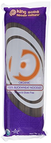 King Soba12-PACK Gluten Free & Organic 100% Buckwheat Noodles 250g - 3 Servings Per PackUSDA Organic