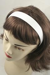 Mias Accessories White Wide Satin Alice Band 2.5cm Fabric Headband IN9013 view 3