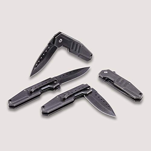 Lichamp Tactical Folding Pocket Knife for Men, 6Pack Flip Knife Spring