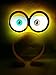 Nicky Bigs Novelties LED Light Up Eyeballs With Goggles Headband,One Size