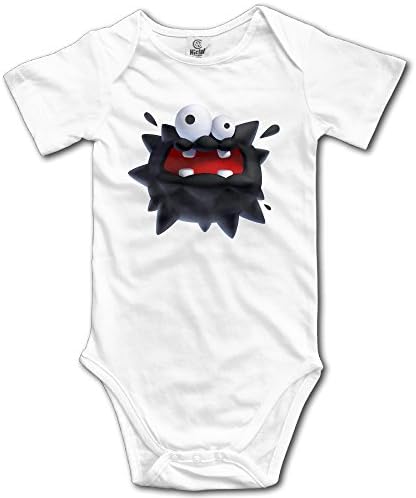 Duola Infants Boy's &amp; Girl's Cartoon 3D Action Figure Short Sleeve Bodysuit Outfits For 6-24 Months White 18 Months