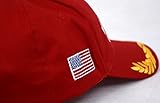 Besti Make America Great Again Donald Trump USA Cap Adjustable Baseball Hat (Olive Branch Red)