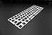 YMDK ANSI Anodized Aluminum Positioning Board Plate Support for GH60 60% Keyboard DIY Support Costar Stabilizers Cherry PCB Stabilizers (Silver)