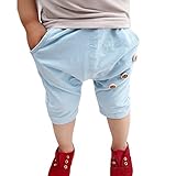 EFINNY Toddler Kid Boy Girl Letters Printed Harem Cropped Pants Trousers Bottoms