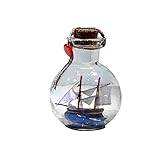 LAMF Drift Bottle Decor, Sailing Boat in Wishing