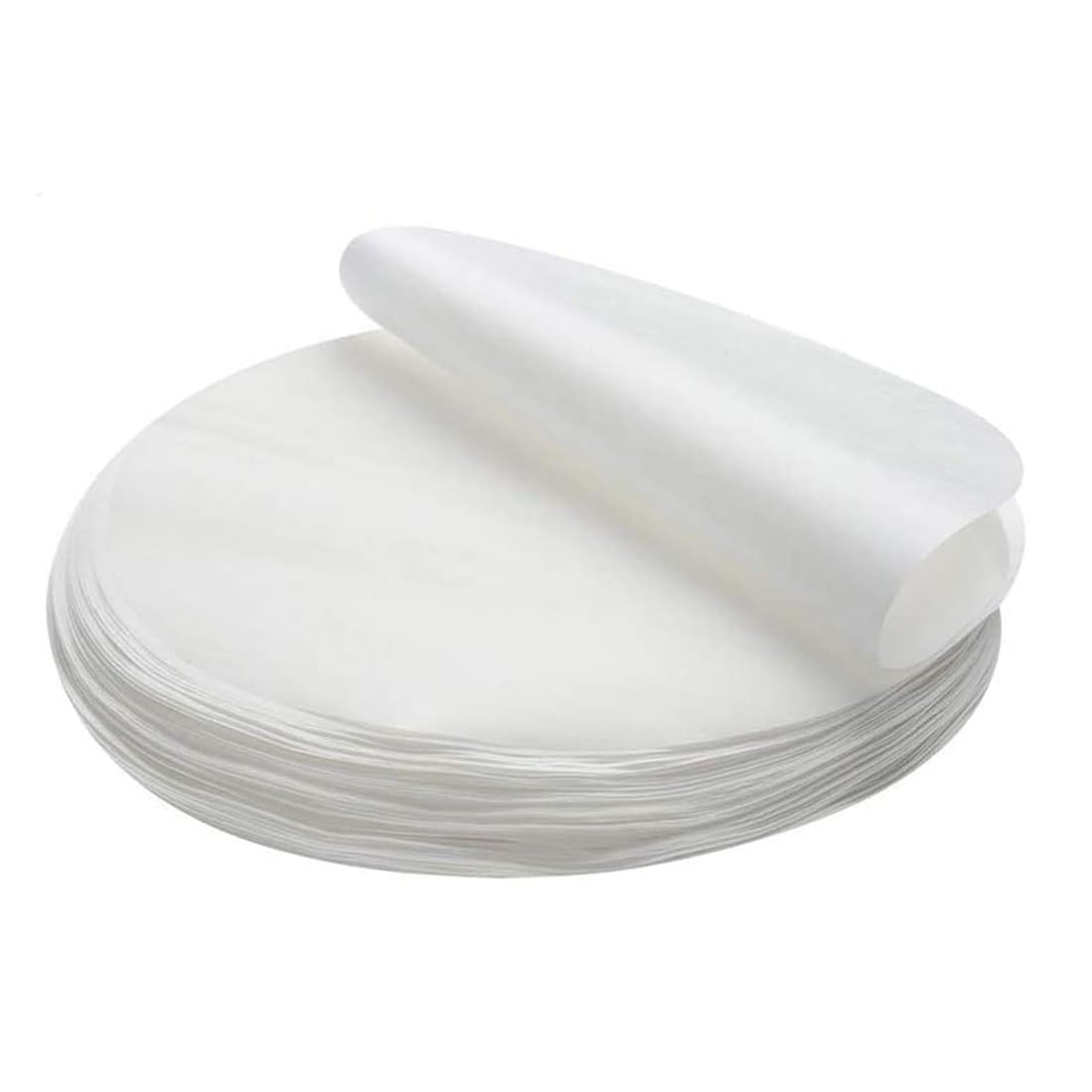 Polly Online Baking Paper Round Non-Stick Baking Parchment Paper for Pans, Grill, Steam, Hamburger Patty Pater 28CM 100PCS