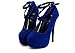 buytra Sexy Fashion Womens Platform Pumps Strappy Buckle Stiletto High Heels Shoes