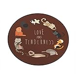 pad,Hoshell Round Bedroom Carpet Floor Mat