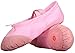 LONSOEN Ballet Slipper Shoes Split-Sole Dance Flat for Girls (Toddler/Little Kid/Big Kid), SHC551 Pink CN24
