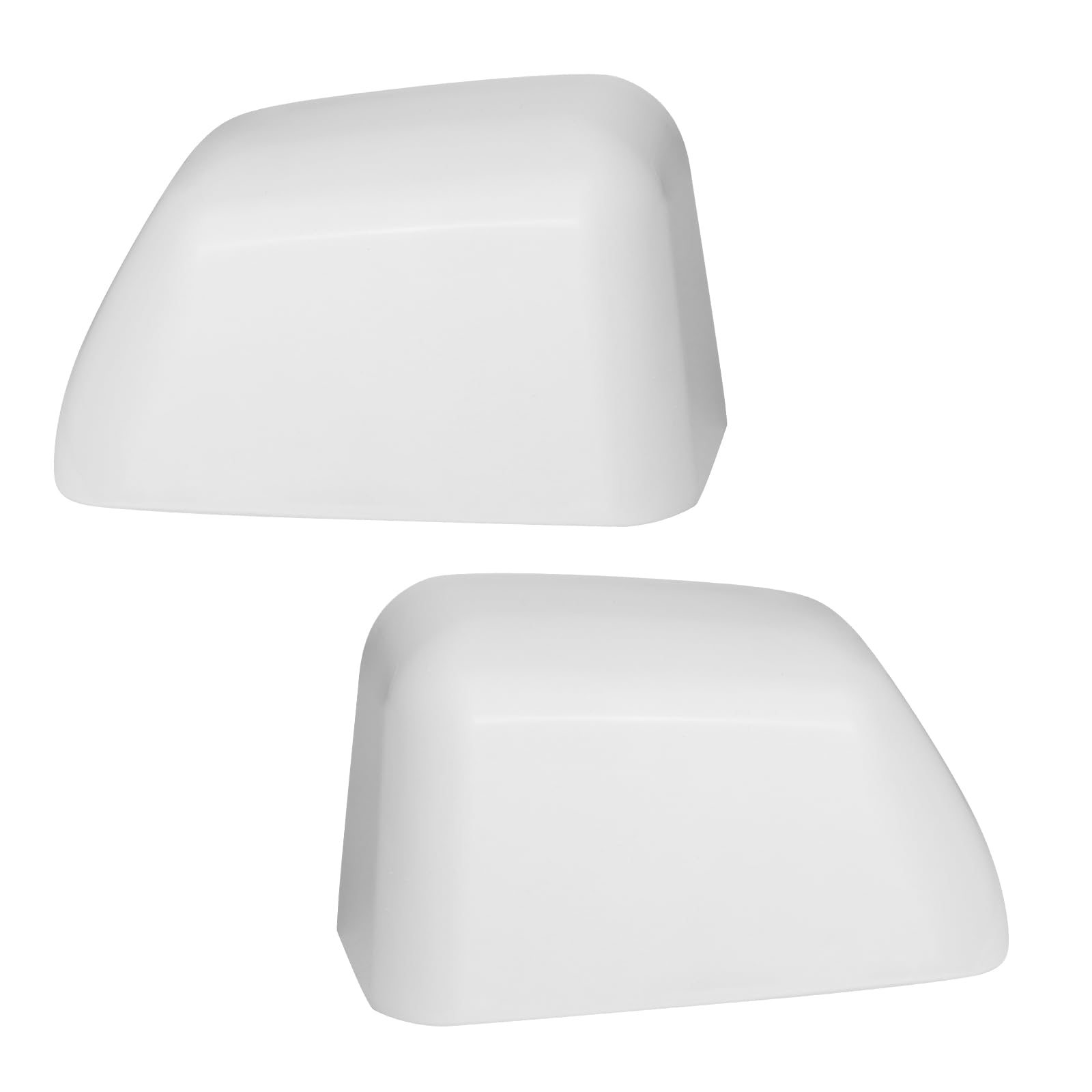 Photo 1 of 1 Pair Tow Mirror White Cover Cap | For 2017-2024 Ford Super Duty F250 F350 F450 F550 Truck Accessories Replacement | Driver&Passenger Side Exterior Plastic Top Half Door Mirror Caps