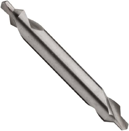 Magafor 154 Series High Speed Steel Combined Drill and Countersink, Uncoated (Bright) Finish, Plain Style, 82 Degrees, #3 Size, 0.25" Body Diameter