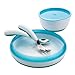 OXO Tot 4 Piece Feeding Set, Aqua