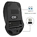 Wireless Mouse, Tonicstar PC Mouse 2.4G USB Optical Mice for Computer Black