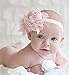 Baby Girl Rose Headband Photo Prop (Hand-made with love) (Pack of 1-Black)