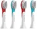 SoniShare Replacement Toothbrush Heads for Philips Sonicare Kids Toothbrushes, 4 Pack