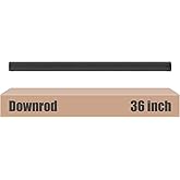 DPXMYG 36 inch Ceiling Fan Downrod, 3 FT Black Downrod for Ceiling Fan, 1 inch Outside Diameter, Ceiling Fan Boom Suitable fo