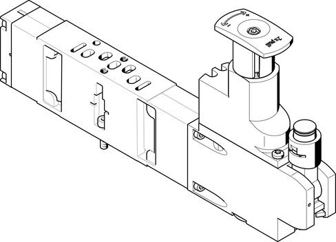 Festo 543534 Model VABF-S3-2-R2C2-C-10 Regulator Plate