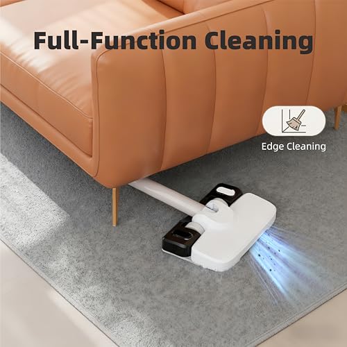 Lullaxx Cordless Vacuum Cleaner, 5-in-1 Dry And Wet Mop Combo, Handheld Vacuum And Mop Combination, Can Stand Upright, Large-Capacity Dust Cup, Suitable For Pet Hair, Carpets And Hard Floors.