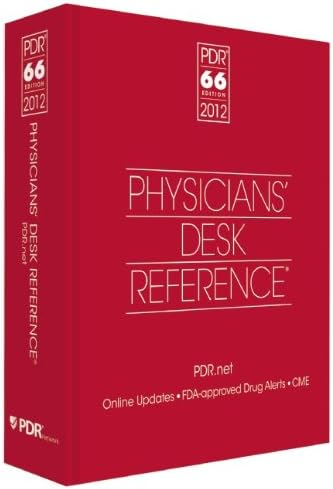 Physicians' Desk Reference, 66th Edition 2012th Edition