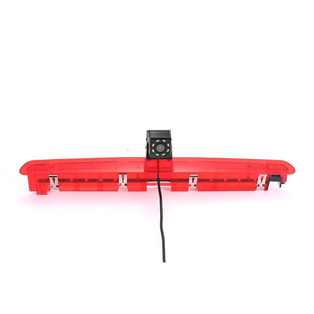 Parking Aid Car Camera 8 LEDs Night Visions Super HD Colour Brake Light Reversing Camera Replacement for VW Caddy 2019 2K5945087D VW T6 Tailgate 3rd Brake Light Transporter Business MPV SUV Bus