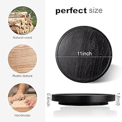 Wood Lazy Susan Organizer Kitchen Turntable for