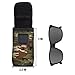 USA Gear Sunglasses and Eyeglasses Case - Clip On Sunglasses Case Fits Designer Glasses & Shades - Camo Green