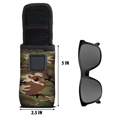 USA Gear Sunglasses and Eyeglasses Case Clip On Sunglasses Case Fits