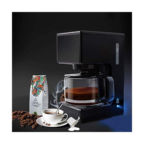 1yess Kaffee-Maschine Filter Retro-Handschleifer, 750 ml / 680W, programmierbare Kaffeemaschine, zu Hause… – Bild 4