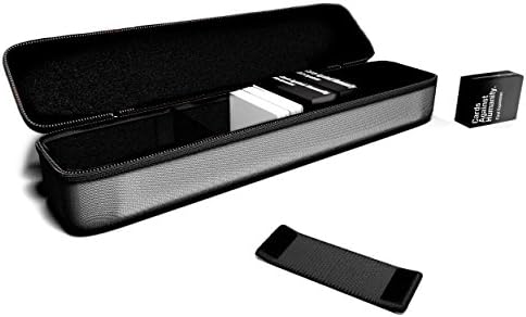 Brand New Item - N cased | Large Hard Case for C. A. H. Card Game | Fits the Main Game + All 6 Expansions. Includes 5 Moveable Dividers. Fits about 1400 Cards. Card case display, (Dark grey)