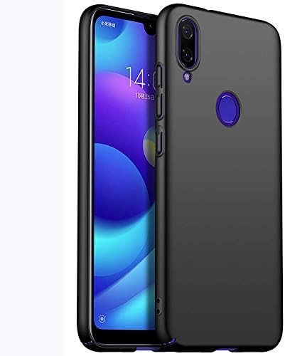 WUFONG case compatible with Huawei P Smart Z,Fully enclosed mobile phone case,ultra-thin mobile phone case,anti-drop shockproof anti-fingerprint protective case(black)