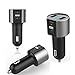 FM Transmitter, Auledio Wireless In-Car Bluetooth Hands Free Car Kit Radio Adapter with 5V/3.4A USB Car Charger Support USB Flash Driver for iPhone 7 Plus, Samsung S7 Edge Smartphones and More
