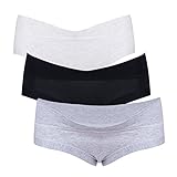 Intimate Portal Women's Under the Bump Maternity Cradle Brief Multi Pack