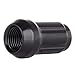 ECCPP 1/2-20 Wheel Lug Nuts 23Pieces+2Keys 1/2-20 Black Thread Acorn Spline Tuner Drive Close End 1/2